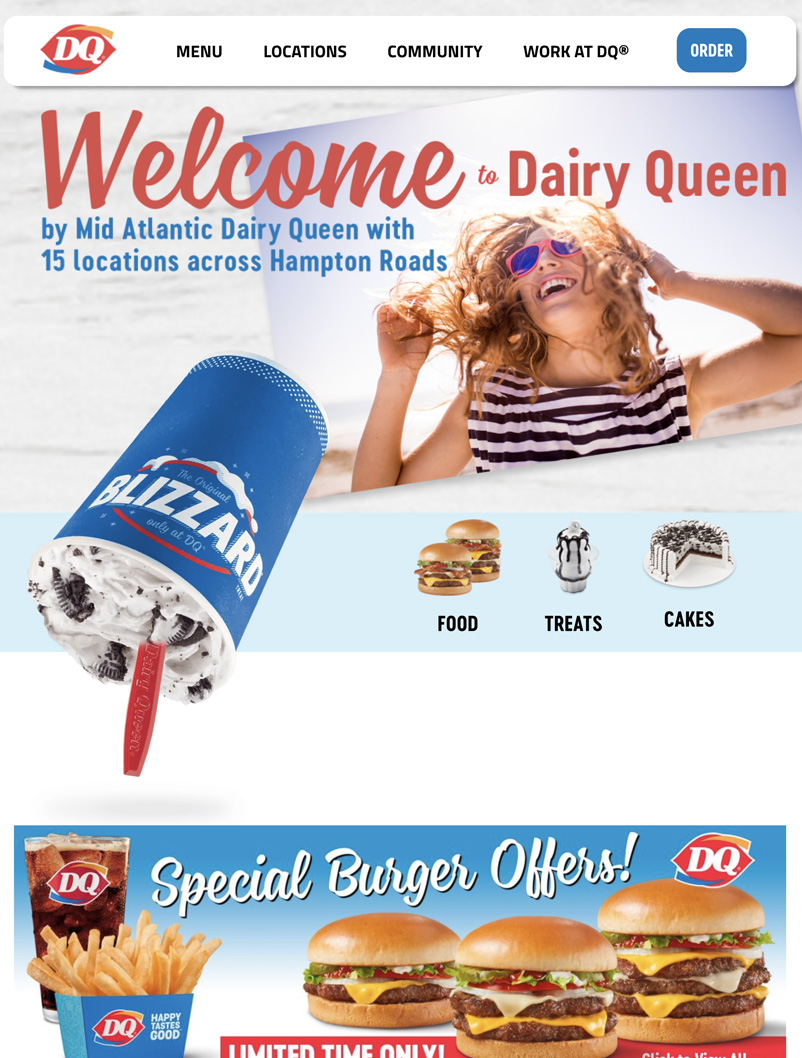 Dairy Queen site