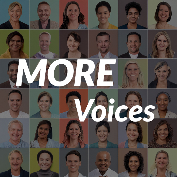 More Voices graphic