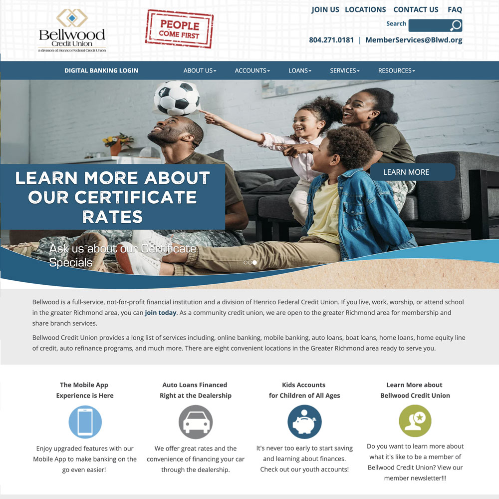 Bellwood CU home page