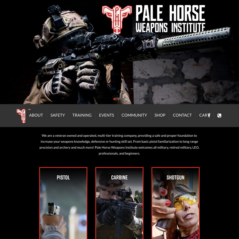 Pale Horse home page