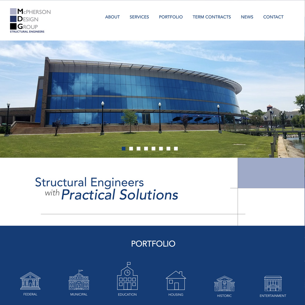 McPherson Design Group website