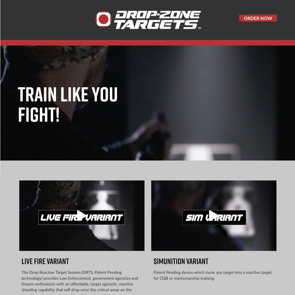 Drop Zone Targets home page