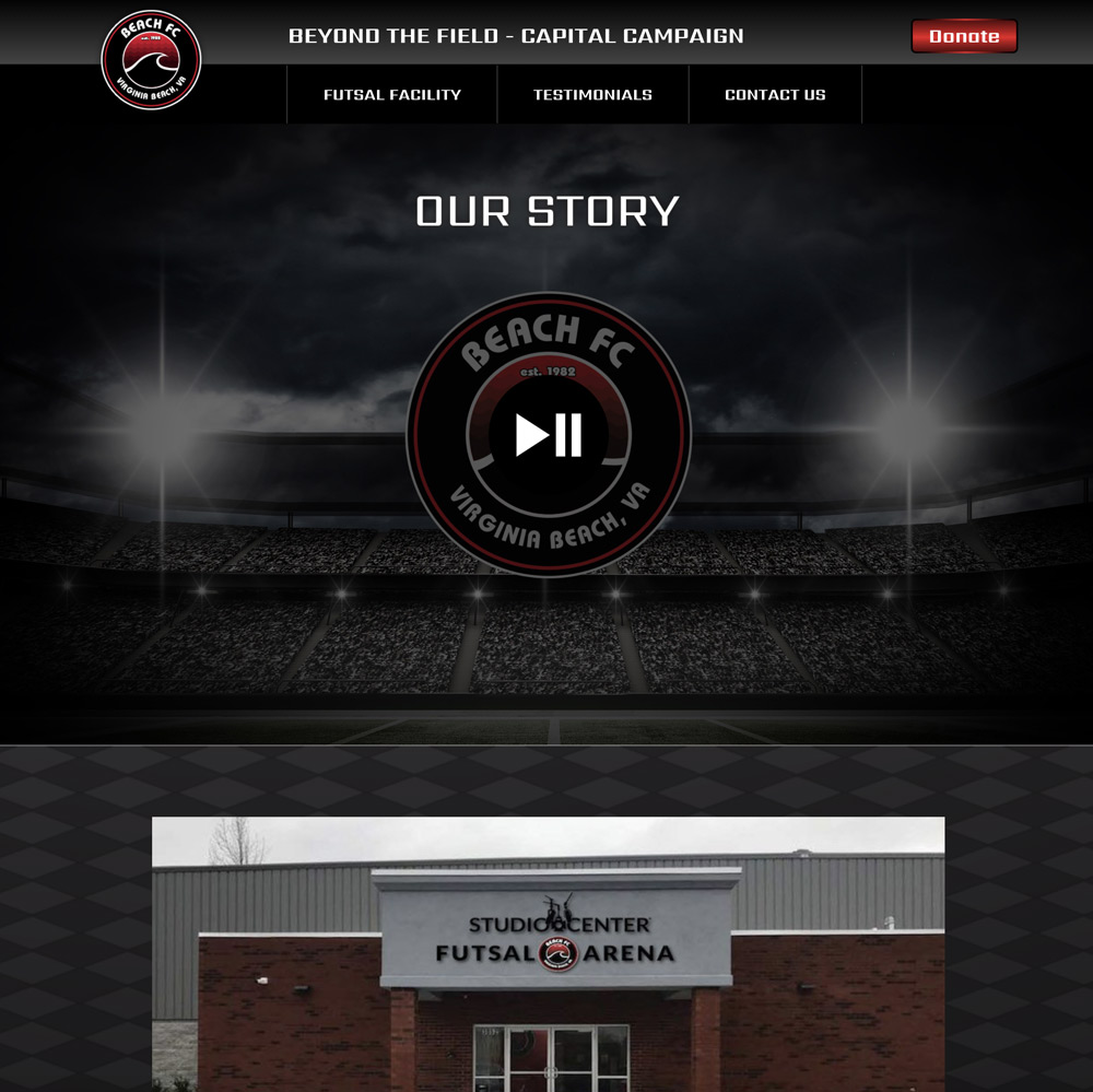 Beach FC website