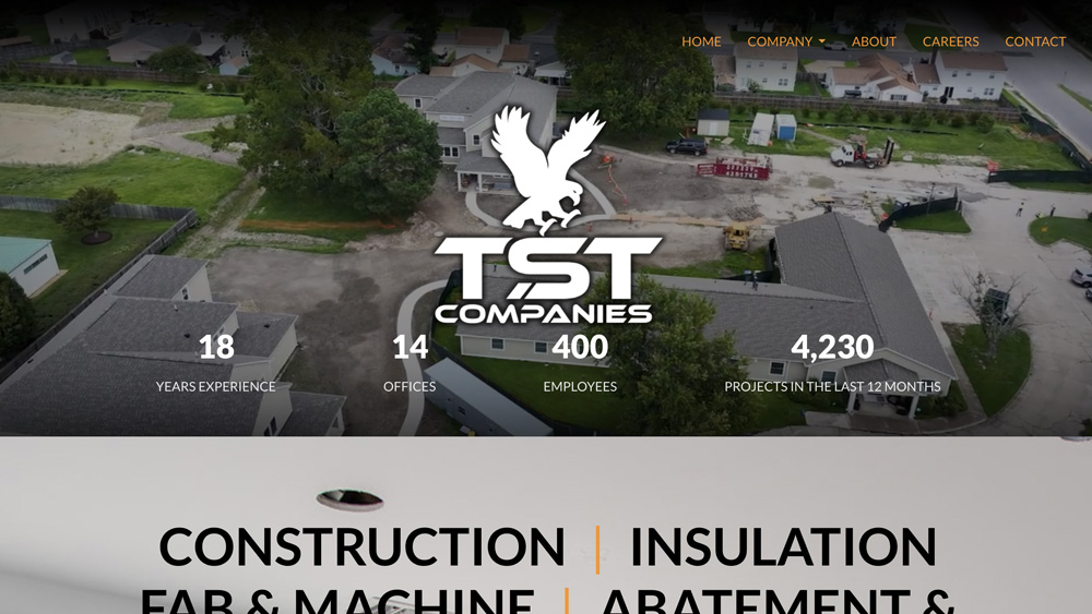 TST Companies website image link