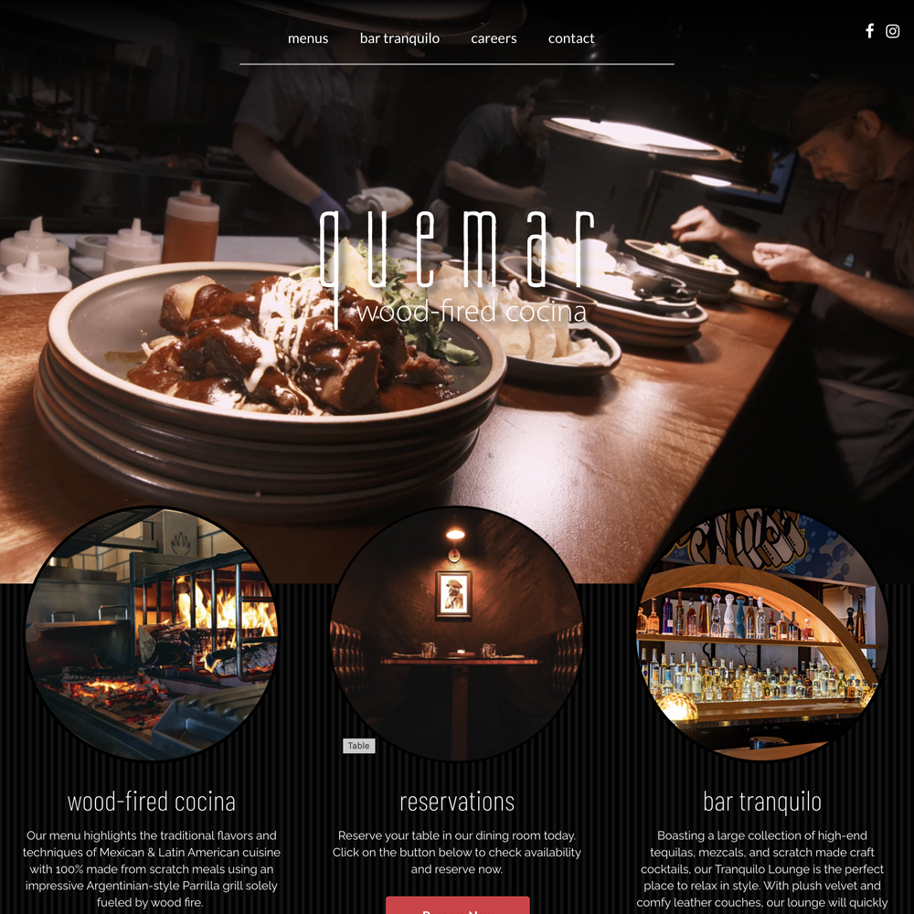 quemar cocina restaurant