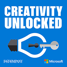 podcast creativity unlocked graphic