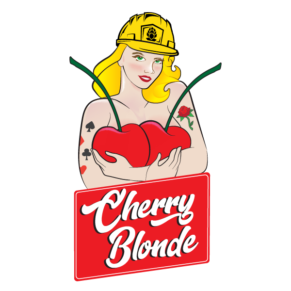 GB Cherry Blonde beer logo