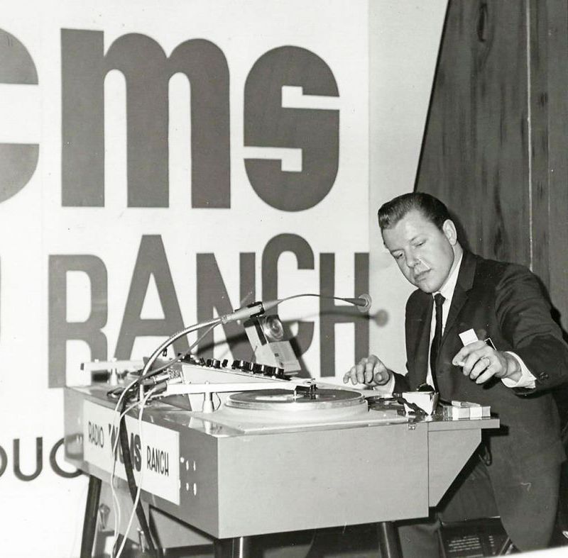 Warren at the Radio Ranch controls
