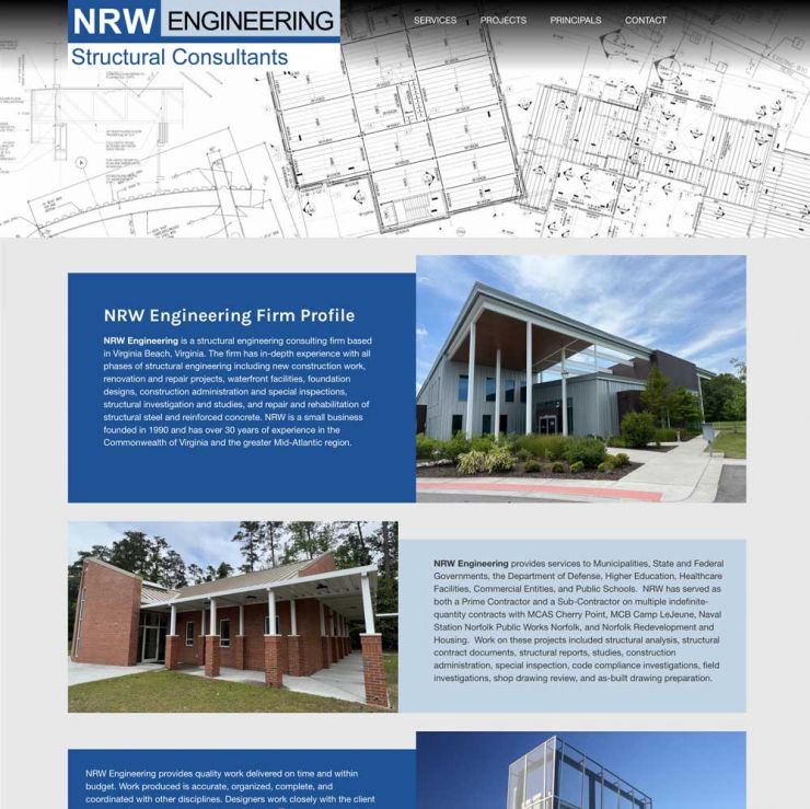 NRW Engineering home page