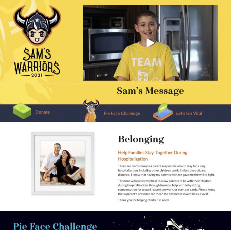 Sams Warriors home page