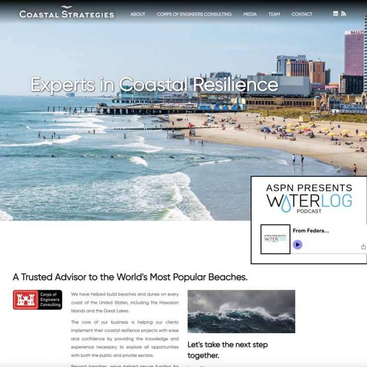 Coastal Strategies website