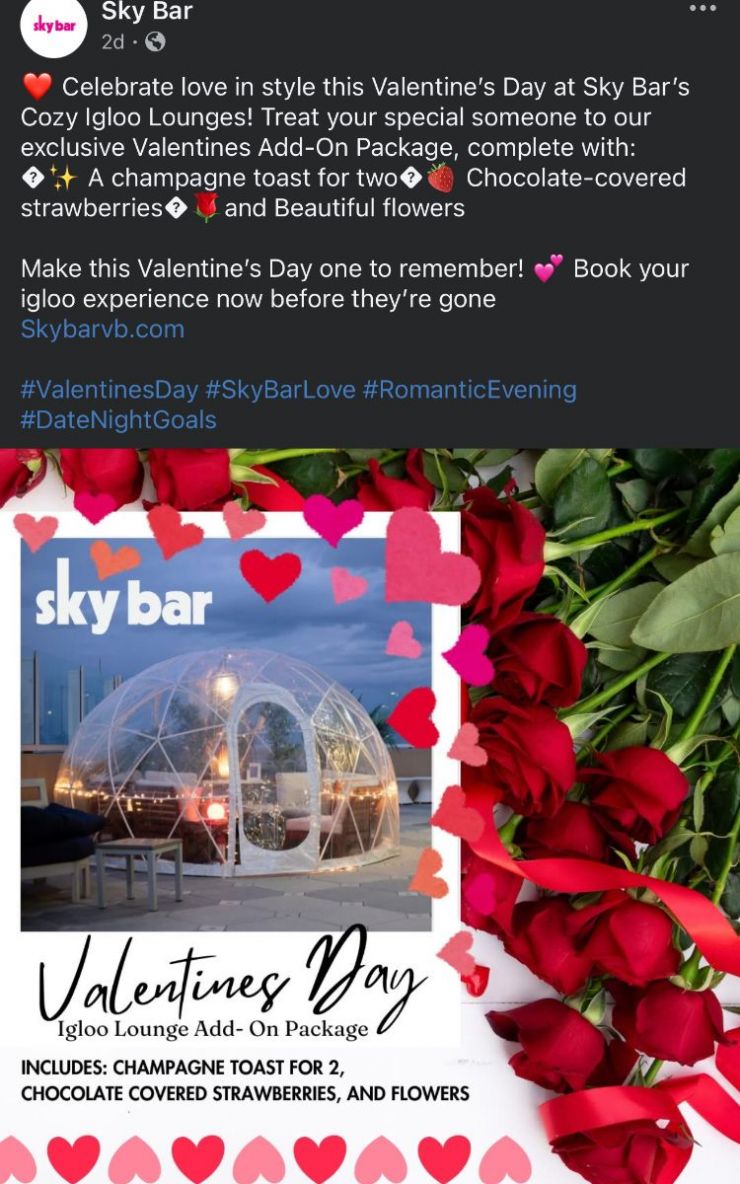 Skybar Facebook link