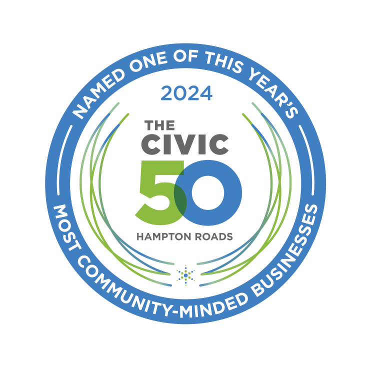 Civic 50 2024 Hampton Roads Badge graphic