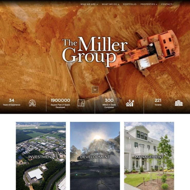 The Miller Group website