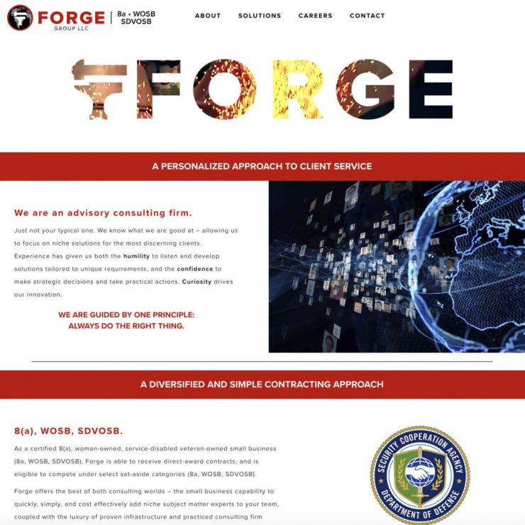 Forge Group website