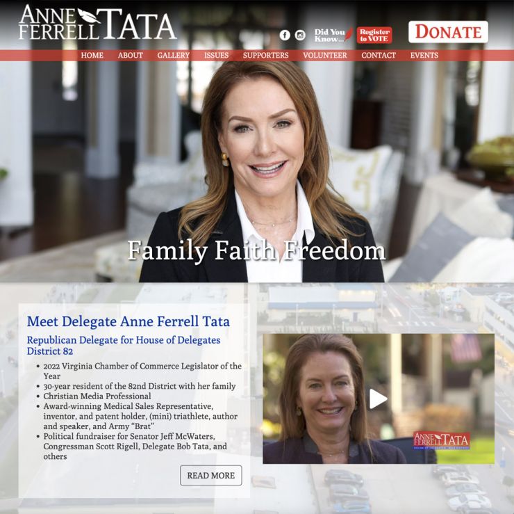 Anne Ferrell Tata website
