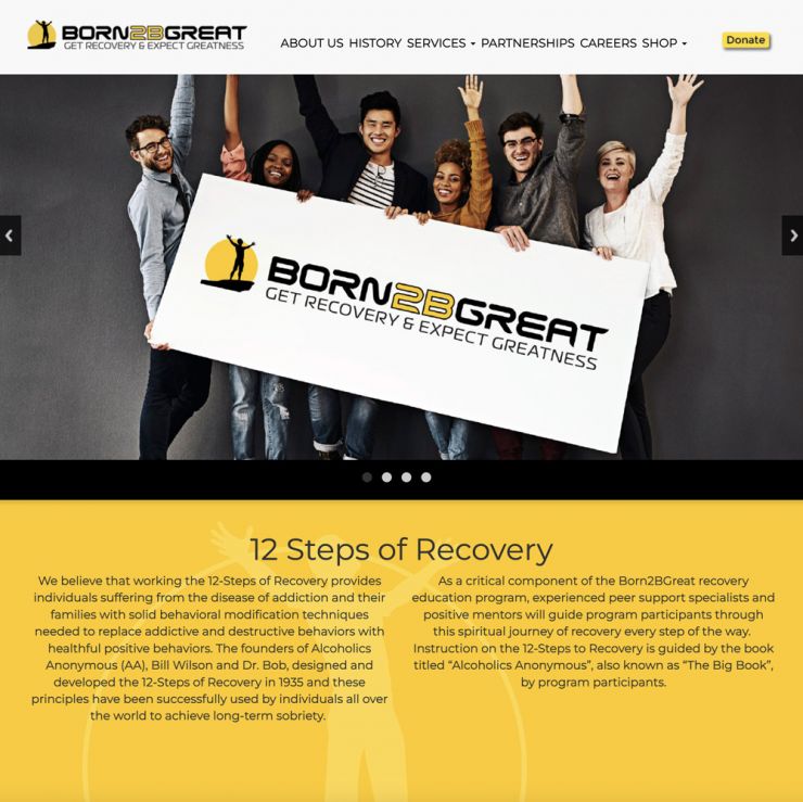 Born2BGreat website