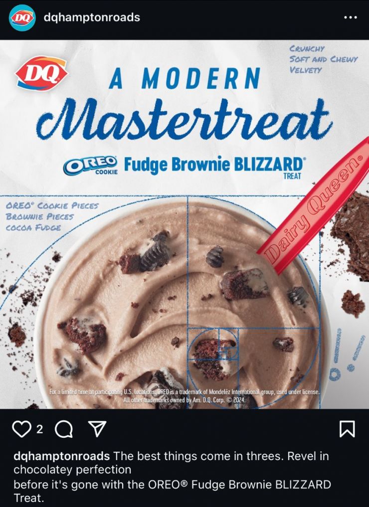 Dairy Queen Instagram link